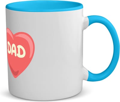 Akyol - dad koffiemok - theemok - blauw - Vader - papa - vaderdag - cadeau - verjaardag - kado - 350 ML inhoud