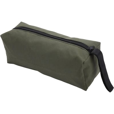 Sac à outils multifonctionnel Pochette à outils zippée pour pinces vis quincaillerie d'outils de réparation bleu