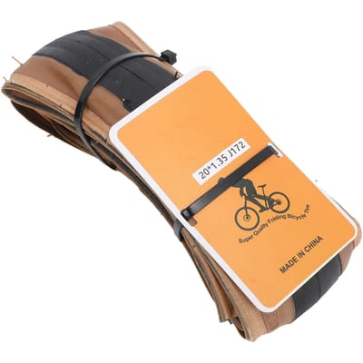 Fiets Vouwband 20 X 1.35 Inch Slijtvaste Rubber Fiets Vouw Vervangingsband voor Weg orange