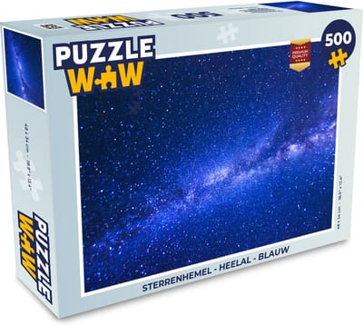 Puzzel Sterrenhemel - Heelal - Blauw - Jongens - Meisjes - Kinderen - Legpuzzel - Puzzel 500 stukjes