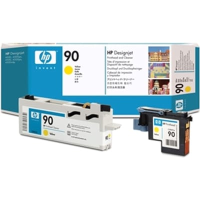 HP C5057A nr. 90 printkop geel / printkopreiniger (origineel)