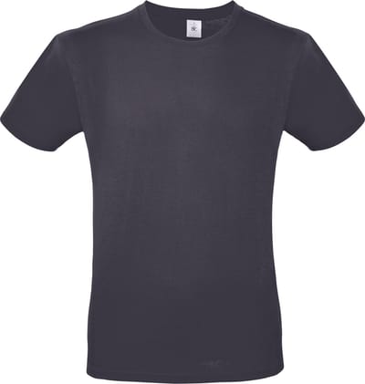 Classic E150 T-shirt B&C Collectie Light Navy Maat XS