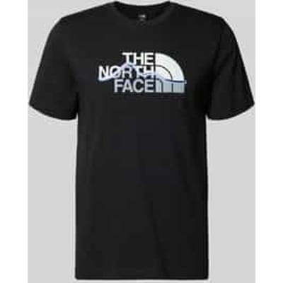 The North Face M MOUNTAIN LINE REGULAR SHORT SLEEVE TEE Heren Outdoorshirt - TNF Zwart
