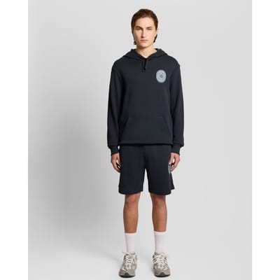 Grafische Badge Katoenen Sweatshorts