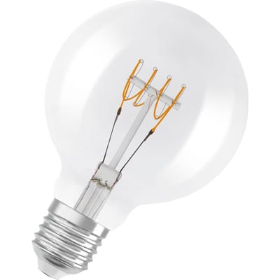 Osram E27 LED Globelamp | 4.8W 2700K 220V/240V 827 470Lm | 320° Ø95mm Dimbaar