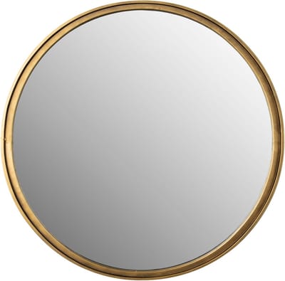 Housecraft Living Matz Spiegel/ Wandspiegel Rond 60x60 Metaal cm Goud