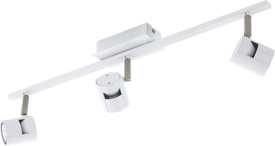 EGLO Vergiano - spot - 3-Lichts - wit/nickel-mat