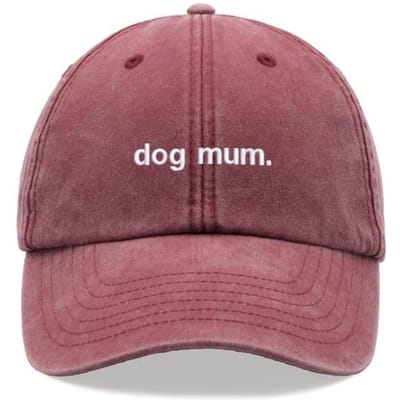 1 Stuk  Hondenmama.    Vintage Gewassen Kanye Baseballpet Voor Vrouwen, Vrijetijds Chauffeursmuts Laag Verstelbaar Winddicht Papa Pet Voor Dagelijks Gebruik brown