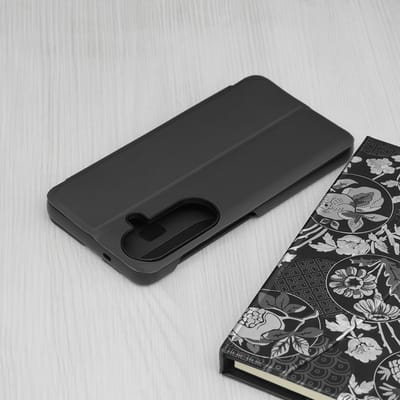 Hoes voor Samsung Galaxy S26 S942, Techsuit, eFold, Zwart