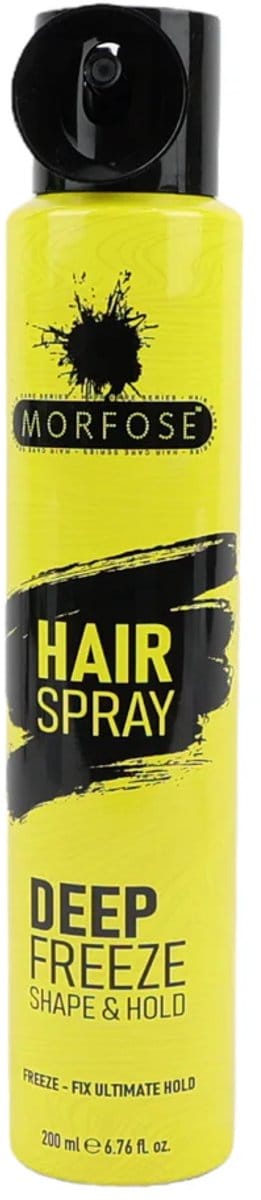 Morfose Deep Freeze Hair Spray 200 ml – Haarlak met Ultimate Hold – Voor Sterke Fixatie en Langdurige Styling