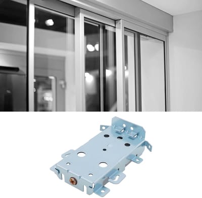 Dailygoods- Schuifdeur Katrollen 92x67.5mm - Verstelbaar - Maximaal 60kg - Voor Zware Toepassingen - Geschikt voor Schuifdeuren - Veilig Installeren - Katrol