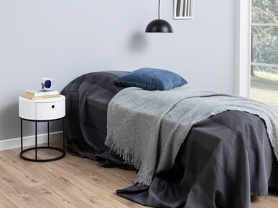 Giga Living Nachtkastje Marco - Wit - Rond 40x40x51cm