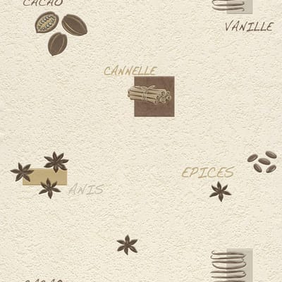 KEUKEN BEHANG MET KOFFIEPRINT 826906