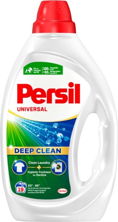Persil Universal - Deep clean - Vloeibaar Wasmiddel - Witte en Gekleurde Was - 19 Wasbeurten