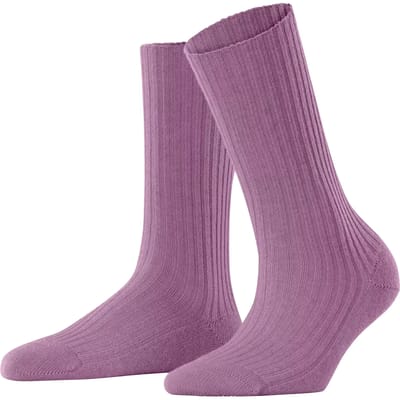 FALKE Cosy Wool Boot eenkleurig wol sokken dames roze - maat 35-38