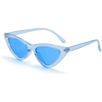Lunettes de soleil vintage œil de chat Monture rectangulaire petite Verres UV400 Polarisées Lunettes vintage Protection solaire extérieure Lunettes de soleil Other