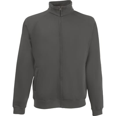 Fruit Of The Loom Heren Premium 70/30 Sweatshirt Met Volledige Ritssluiting (Licht Graphite)