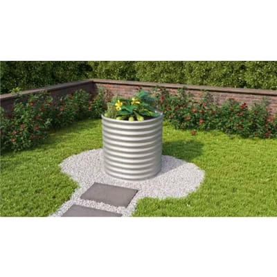Vitavia Plantenbak Vita - Blank - Metaal - 82,1x82,1x85,8cm