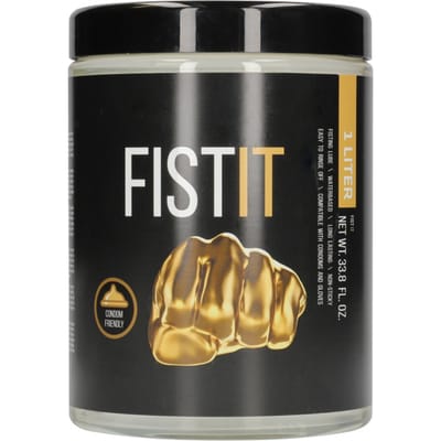 Fist It Jar Glijmiddel op Waterbasis in Handige Emmer - 1000ml