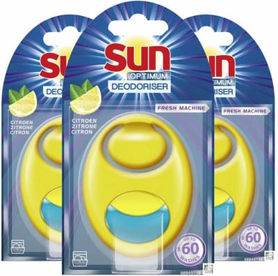 Sun Vaatwasmachine Verfrisser Citroen - 3 x - Voordeelverpakking
