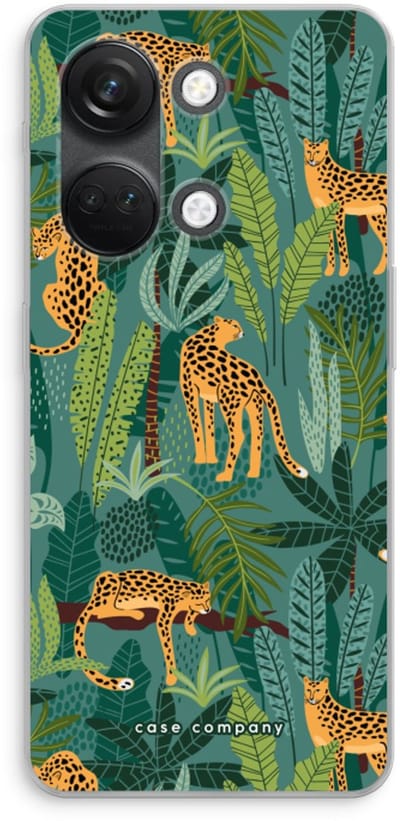 Case Company® - Hoesje geschikt voor OnePlus Nord 3 hoesje - Luipaard 2 - Soft Cover Telefoonhoesje - Bescherming aan alle Kanten en Schermrand