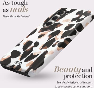 MIO MagSafe Samsung Galaxy A15 Hoesje | Hard Shell Back Cover | Geschikt voor MagSafe | Leopard