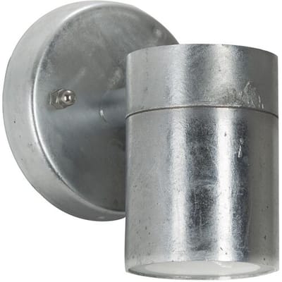 KS Verlichting - wandlamp - Orbis - downlighter - verzinkt staal - GU10 - zilver - buitenverlichting