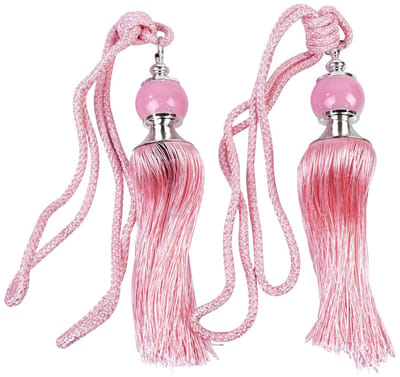 Dailygoods - Dailygoody - Gordijnbevestigingskoordriemen - Gordijnclipkoordhaken - Elegante prismatische bolletjes - Decoratief en duurzaam - Geschikt voor thuiska