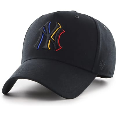 MLB New York Yankees Primary Purpose ’47 OFFSIDE DT Black with Yellow Red Blue Logo Nice Baseball cap