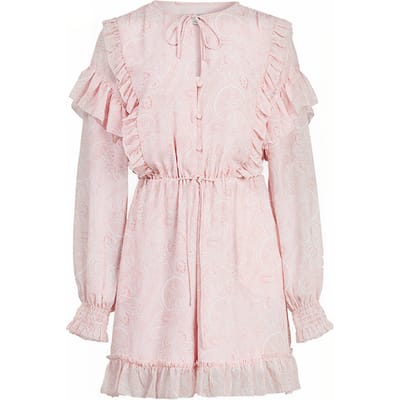 AllSaints Ellis Shahmina Plays Light Pink Maat: 30 | Playsuits Outlet | Dames | Roze