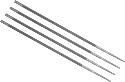 Kettingzaagvijl - Slijper Vijl - Ketting Scherp Maken - Dubbel Gesneden - 245 cm - Grijs