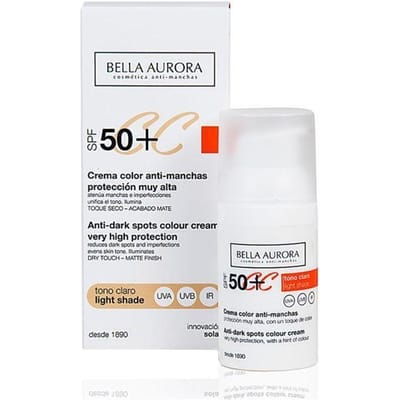 Bella Aurora - Anti Donkere Vlekken Crème Cc Cream Bella Aurora Lichte huidskleur - Vrouwen - 30 ml