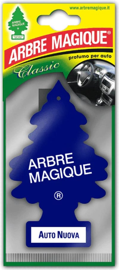 Nieuwe Auto Arbre Magique Geurboom luchtverfrisser voor in de auto Auto Nuova – Car Parfum – Geurboompje – Geurbooster – Wonderboom – Geurverfrisser – Nieuwe Auto – Autogeur – Autoparfum – Geurblad