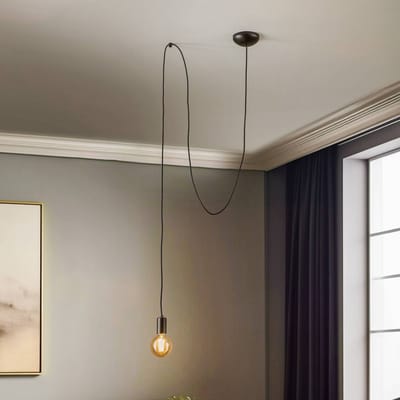 Nowodvorski Lighting Hanglamp Spider, zwart, 1-lamp