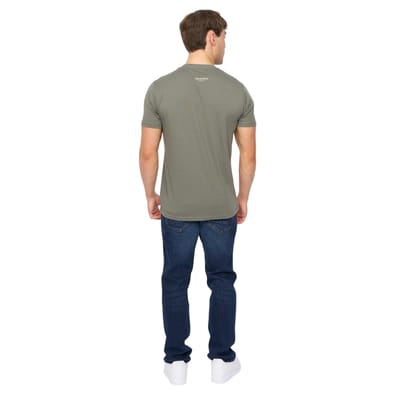 Crosshatch Mannen Moules T-Shirt (Olijf)