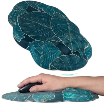 Ergonomische Comfortabele Muismat met Polssteun en Geheugenfoam