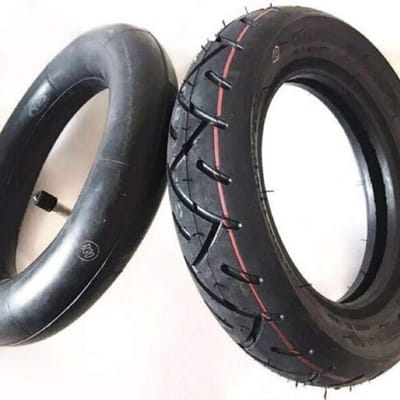 Fiets binnenband - Scooter band - Wiel reparatie - Duurzaam rubber - 10 inch - Zwart