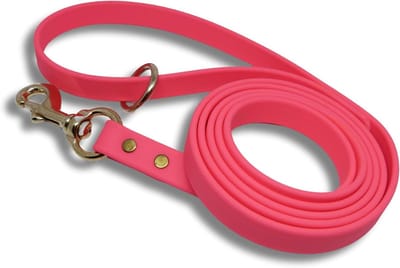 Hondenriem Biothane - Waterdichte Leash - Hondentraining Wandelen - Weerbestendig Materiaal - 183 cm - Roze