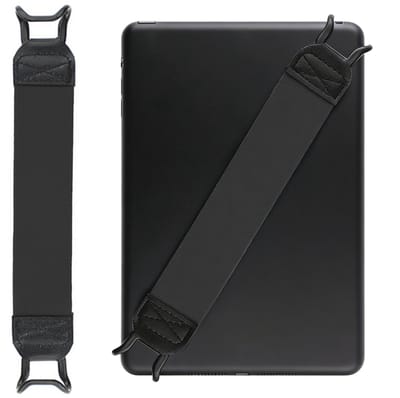 Antislipband voor tablets - 3*20 cm - Geschikt voor tablets van 7,8 tot 13 inch - Veiligheidsband voor tablets - Ook geschikt voor mobiele telefoons en e-readers - Bediening met één hand - Voorkomt vallen - Vermindert de druk op de vingers