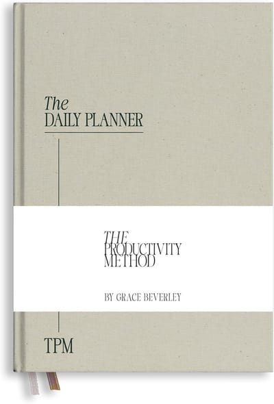 Productiviteitsplanner - Organisatieplanner - Tijdmanagement - Viraal Gebruikte Methode - A5 Formaat - Linnen Dromen