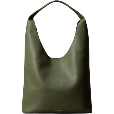 Calvin Klein Slouchy Pebble Medium Shoulder Bag Cypress Taglia: OS | Borse a mano Outlet | Donna
