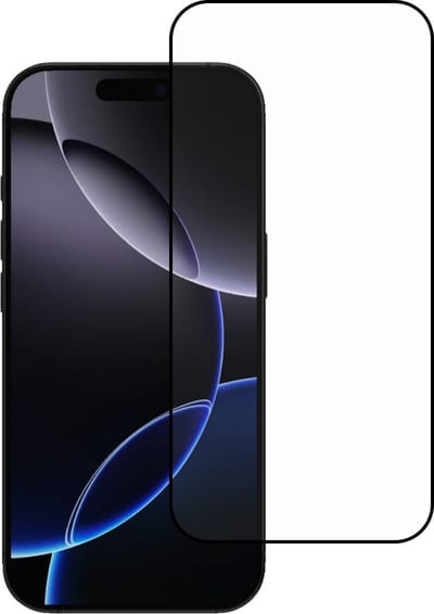 Smartphonica Screenprotector Geschikt voor iPhone 16 Pro - Full Cover Tempered Glass with Round Edge - Gehard glas Geschikt voor iPhone 16 Pro met afgeronde hoeken - 1-Pack geschikt voor iPhone 16 Pro