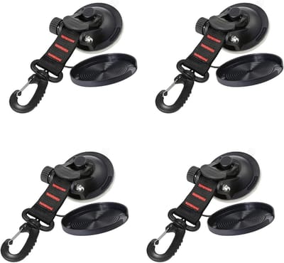 Set van 4 multifunctionele zuignap bevestigingshaken voor tenten en carports