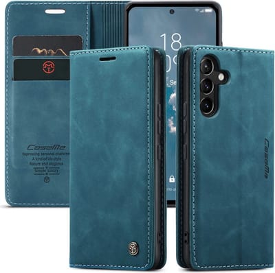 CaseMe Hoesje - Geschikt voor Samsung Galaxy A54 Hoesje - CaseMe 013 Book Case - Blauw