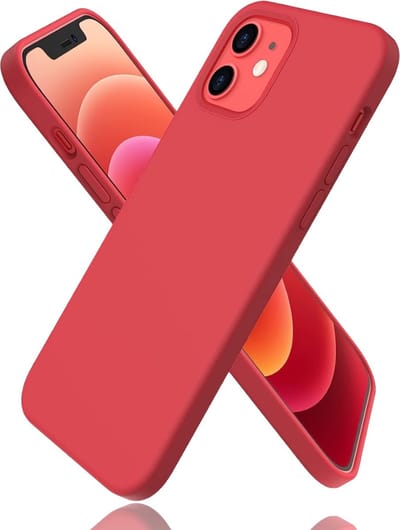 iPhone 12/12 Pro Ultieme Rood Shockproof Silicon Case! Ontdek de Transparante Luxe en Kracht Bescherming, Maximaal Stevig en Premium Kwaliteit.