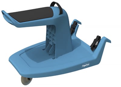 Kid-Sit Meerijdplankje Universeel - Met Zitje - Buggyboard - Tot 4 Jaar - Blauw - Blueberry Blue