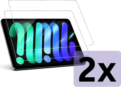 Casemania Glas Geschikt voor Apple iPad Mini 2024 (8.3 inch) - Screenprotector Glas Gehard - Tempered Glass - Volledige Bescherming - 2 Stuks