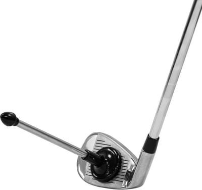Golf Club Uitlijner - Swing Trainer - Golf Swing Verbeteren - Magnetische Bevestiging - One Size - Zilver