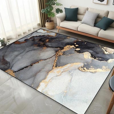 Modern Nordic Stijl Kleed Abstract Tapijt voor Woonkamer Groot Slaapkamer Decoratie Kleed Licht Luxe Sofa Salontafel Mat Antislip 120*160cm