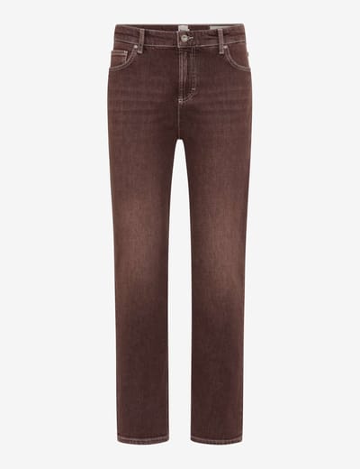 Brax Dames Jeans  Style MADISON S BLACKBERRY VIOLET, denim donkerpaars, maat 36